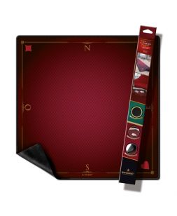 Tapis format tarot - rouge