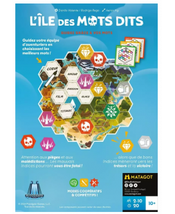 L'ile des mots dits jeu de société le ludozaure auray